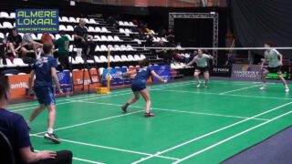 Almeerders in actie op NK Badminton