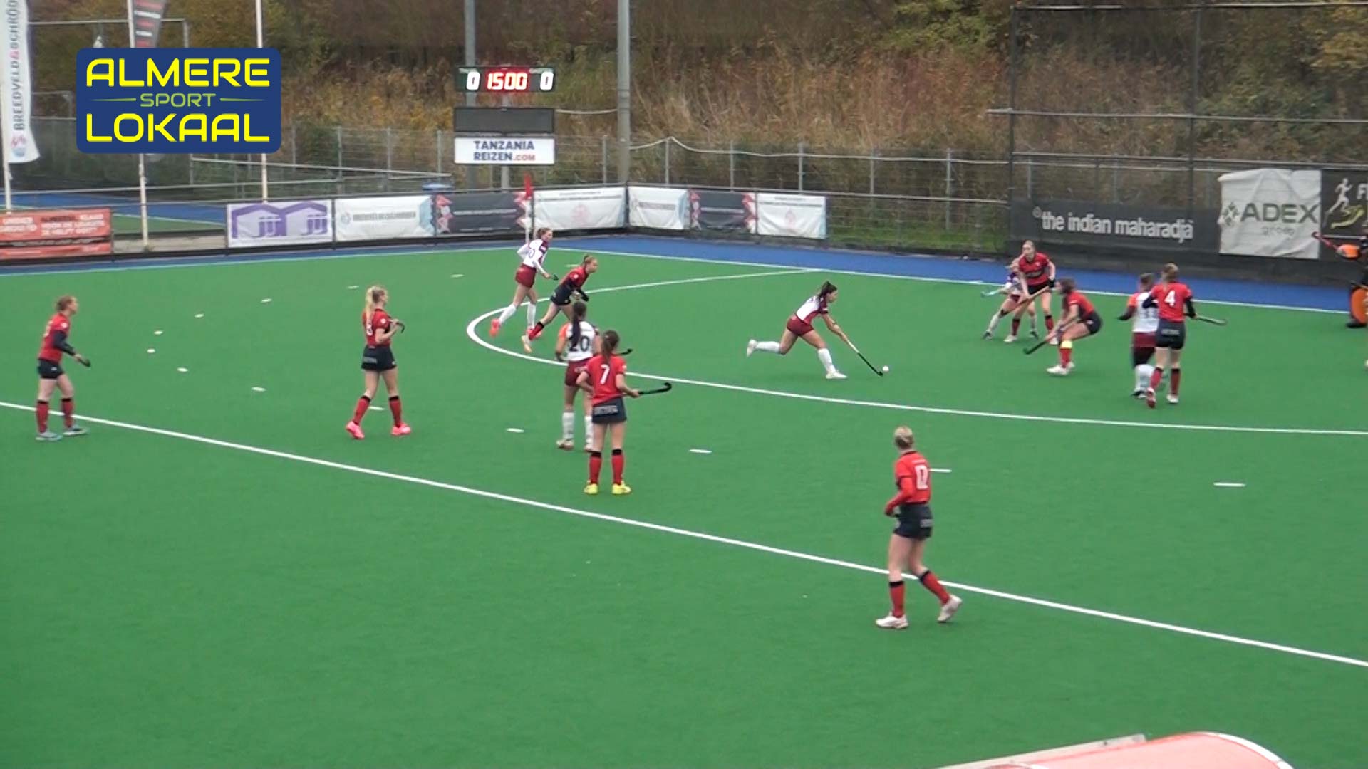 Spelmoment voor het doel van Twente